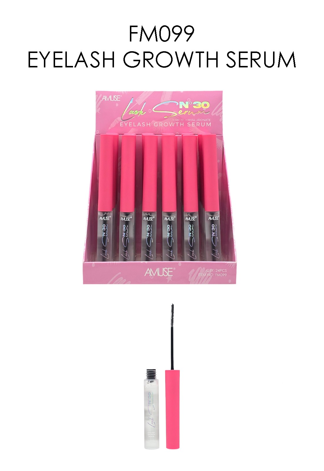 AMUSE -  EYELASH GROWTH SERUM - (24PCS)
