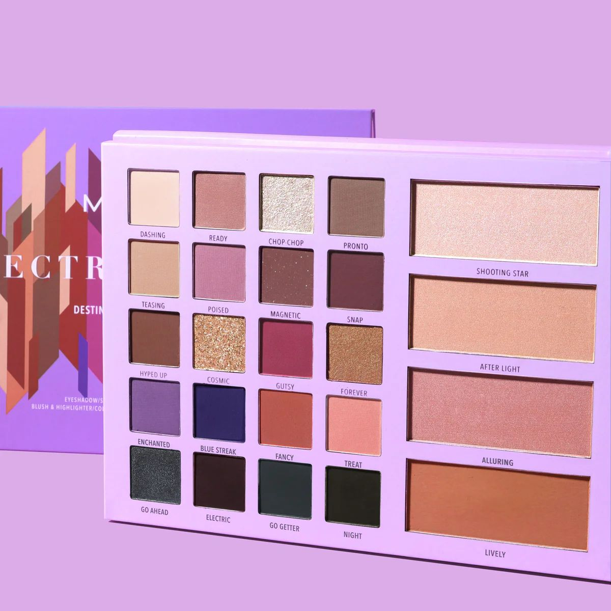 MOIRA - ELECTRIC NIGHTS DESTINY EYE & FACE PALETTE - (1PC)