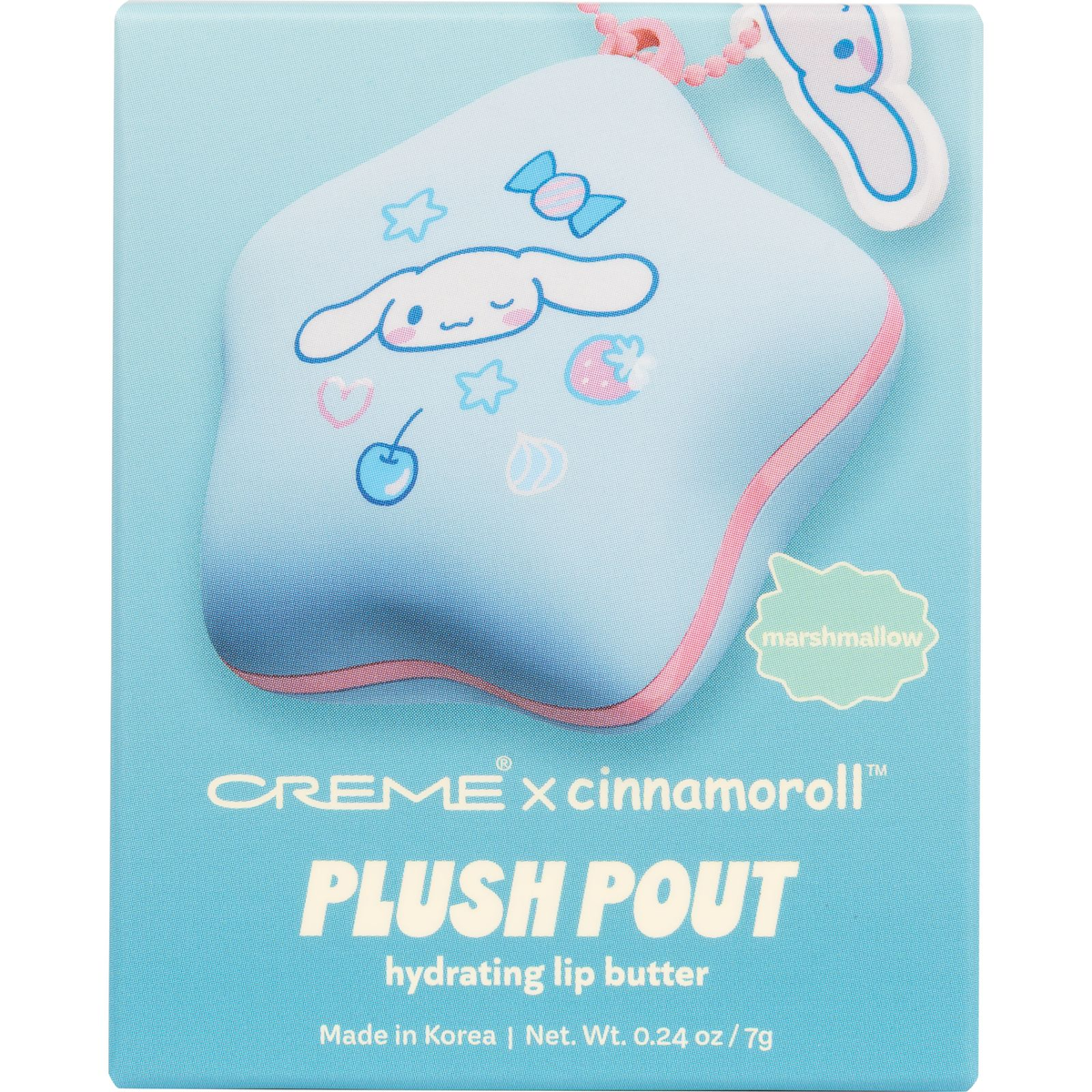 THE CREME SHOP X CINNAMOROLL - PLUSH POUT - HYDRATING LIP BUTTER - (1PC)