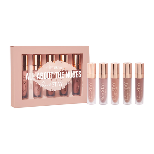 BEAUTY CREATIONS - VELVET STAY LIP PAINT SETS - (1SET)