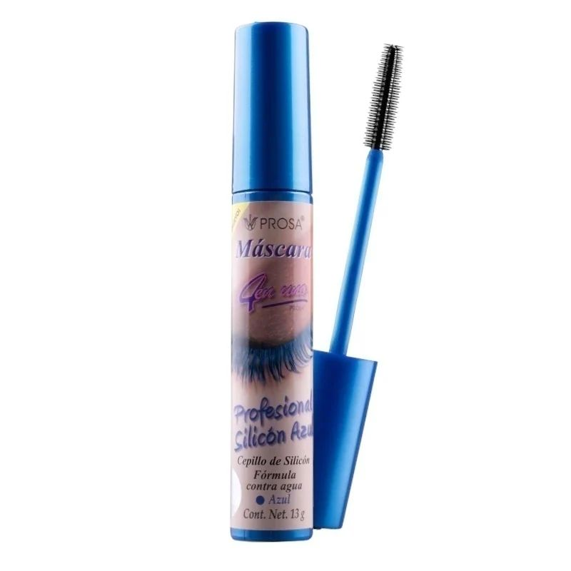 PROSA - MASCARA PROFESSIONAL SILICON AZUL - (CAJAS Y PAQUETE)
