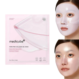 MEDICUBE - MASCARILLA DE GEL DE COLÁGENO ROSA PDRN - 1 PAQUETE/UD (4 HOJAS)