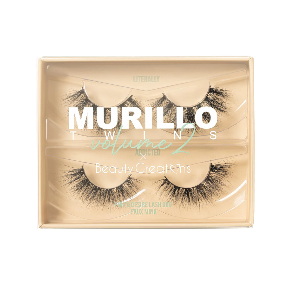 BEAUTY CREATIONS - MURILLO TWINS VOL. 2 - FIRE & DESIRE LASHES (1SET)