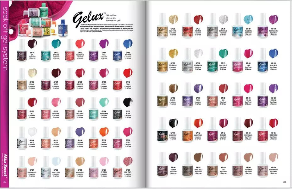 MIA SECRET- GELUX GEL- NAIL POLISH (1PC)