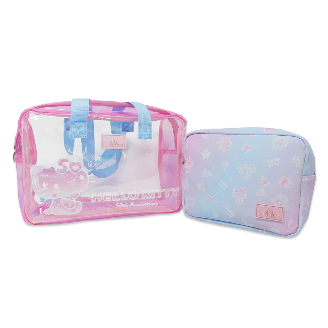 IMPRESSIONS VANITY- HELLO KITTY 5OTH ANNIVERSARY- CLUTCH SET- 1PC