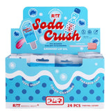 ROMANTIC BEAUTY- SODA CRUSH- SHIMMER LIP OIL- DISPLAY (24PCS)