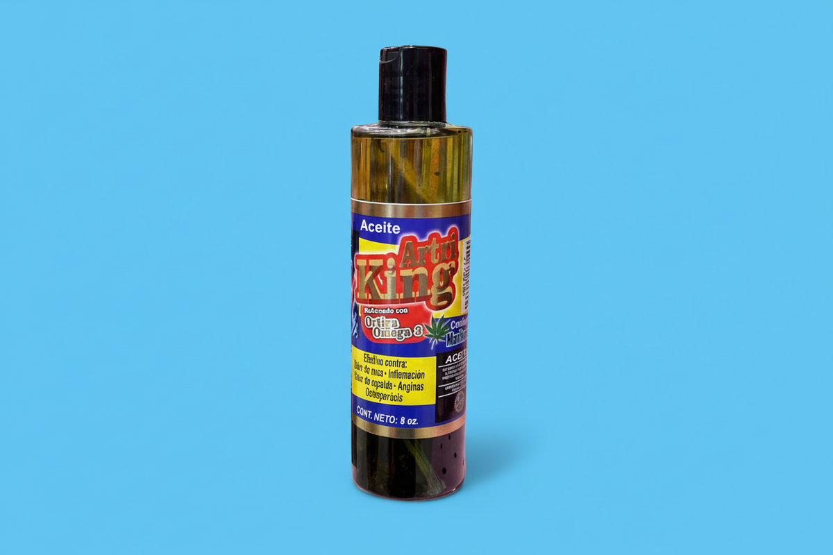 ACEITE ARTRI KING REFORZADO CON ORTIGA Y OMEGA 3 -NOT AVAILABLE FOR MEXICO  (1PC)