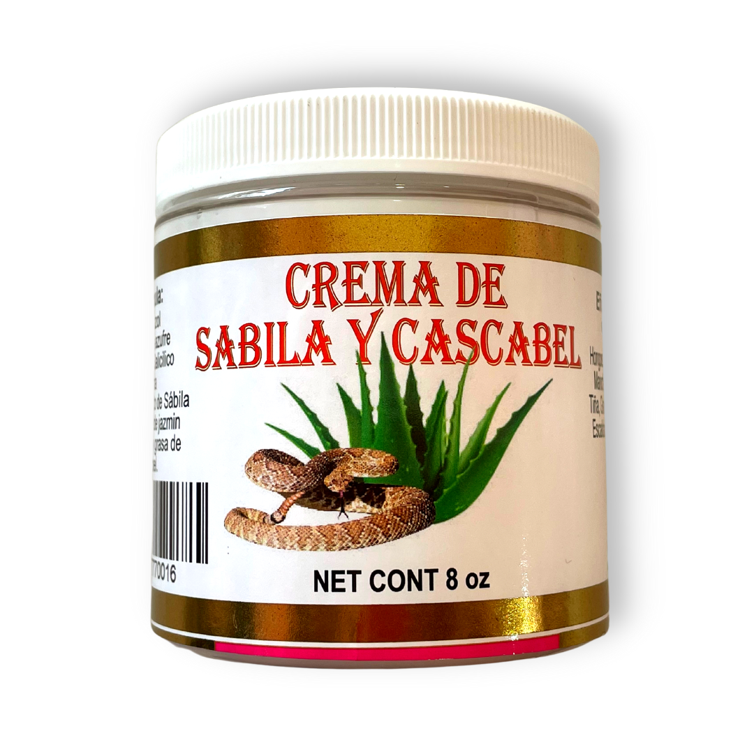 CREMA SABILA Y CASCABEL 8 OZ