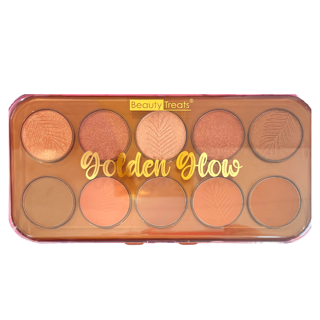 BEAUTY TREATS - GOLDEN GLOW PALETTE- (1PC)