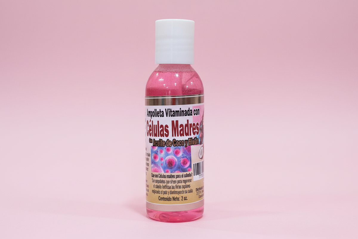 MX- AMPOLLETA VITAMINADA CON CELULAS MADRES CON ACEITE DE COCO Y BIOTIN (1PC)