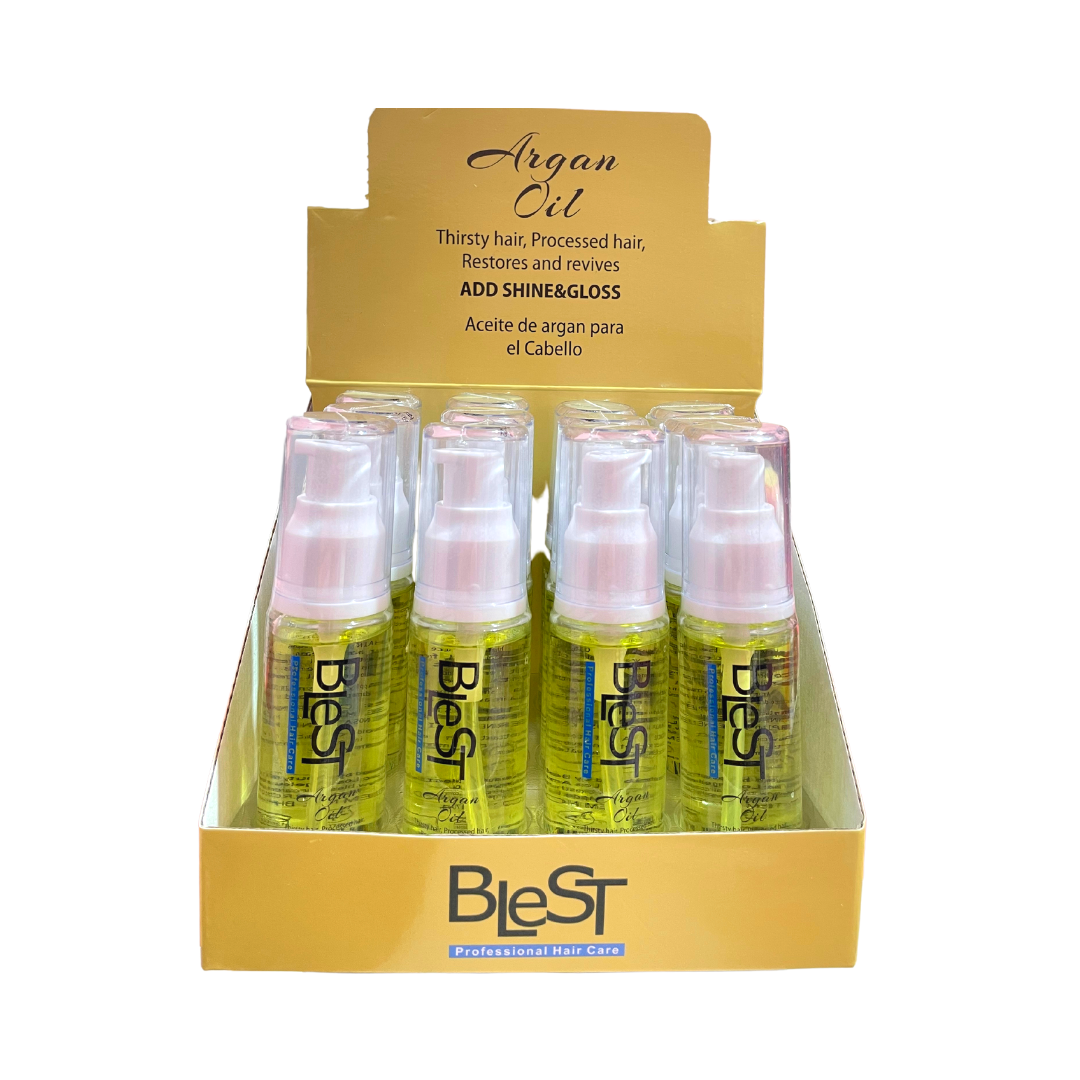 BLEST PROFESSIONAL HAIR CARE - ARGAN OIL - DISPLAY 12 PCS
