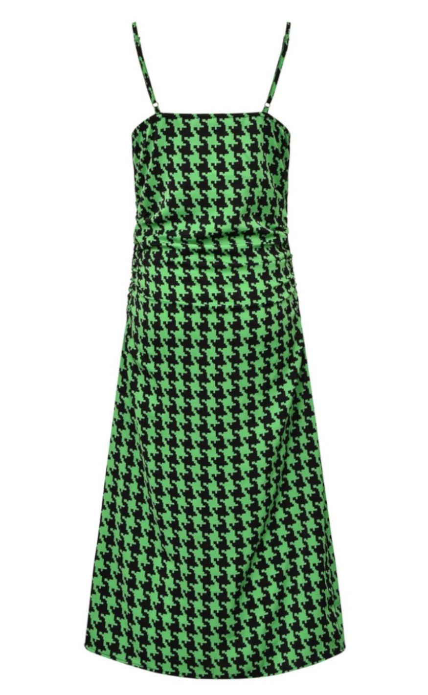 A-View Kjole - Simone - Black/Green