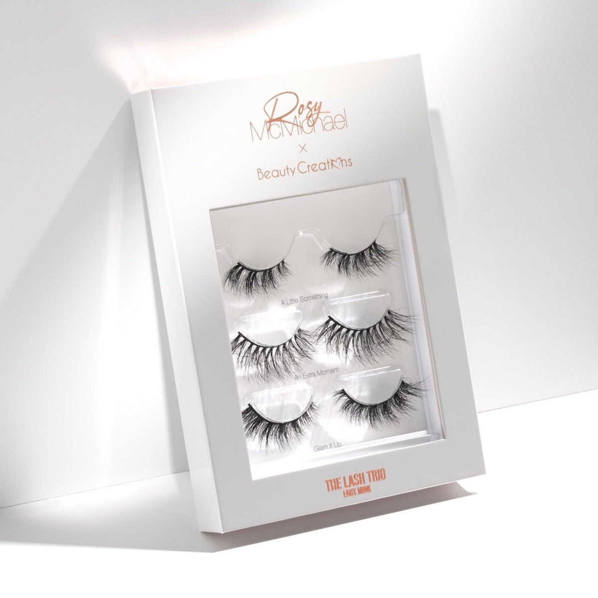BEAUTY CREATIONS ROSY MCMICHAEL EL TRIO DE PESTAÑAS