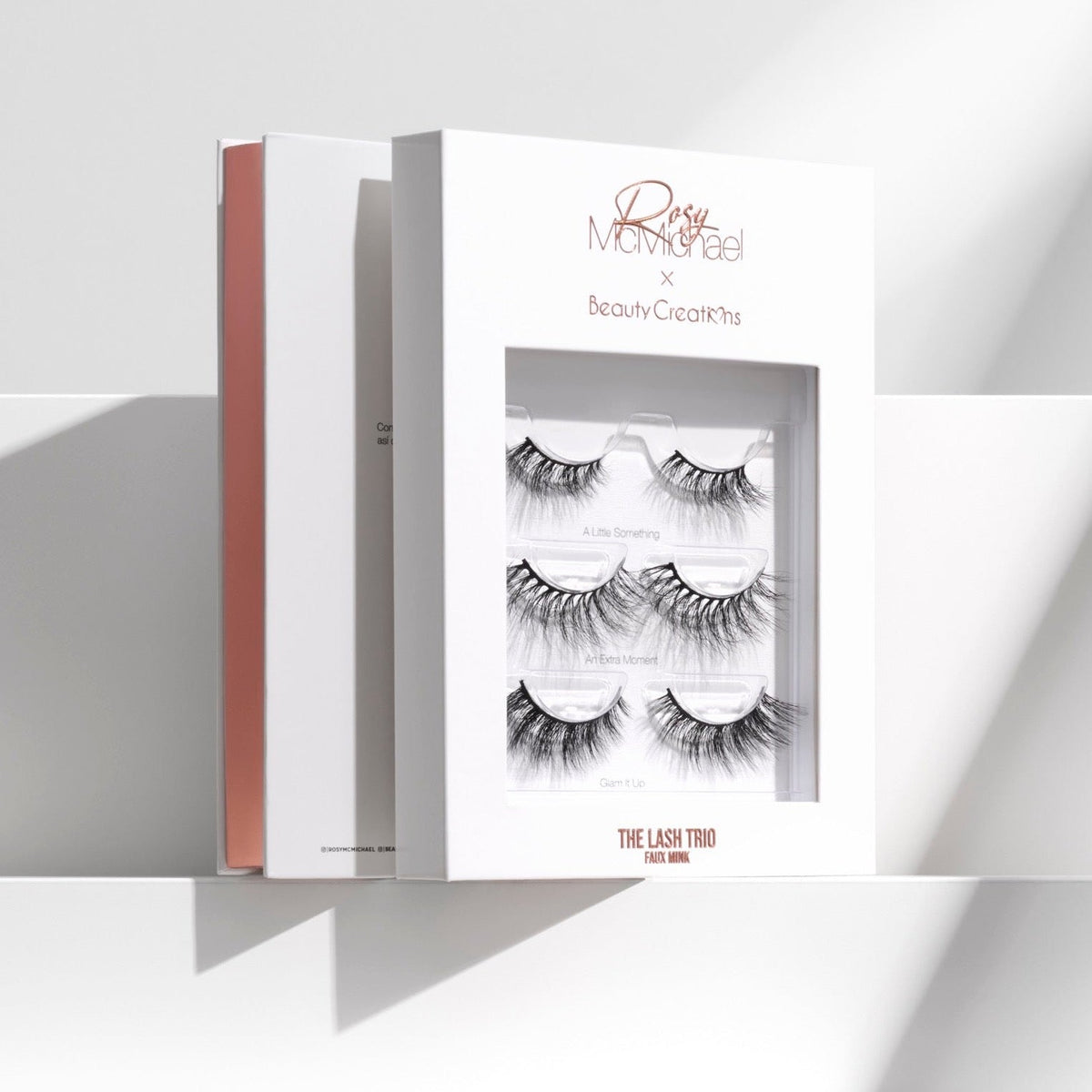 BEAUTY CREATIONS ROSY MCMICHAEL EL TRIO DE PESTAÑAS