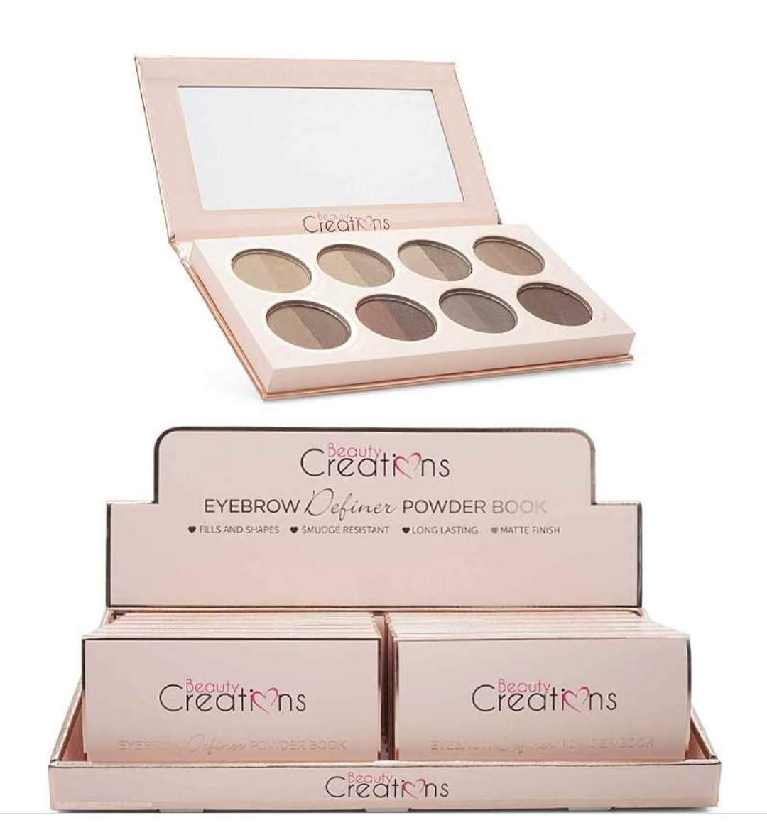 BEAUTY CREATIONS - DEFINER POWDER BOOK  (DISPLAY 12 PCS)