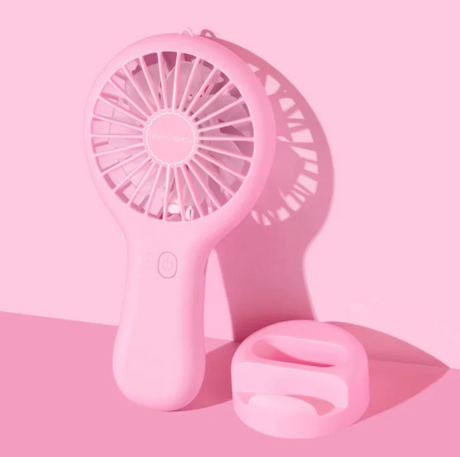 CREACIONES DE BELLEZA - VENTILADOR DE MANO STAY COOL - ROSA 3PZS