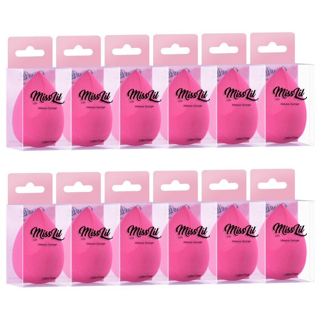 MISS LIL - ÉPONGES DE MAQUILLAGE - 12 PCS