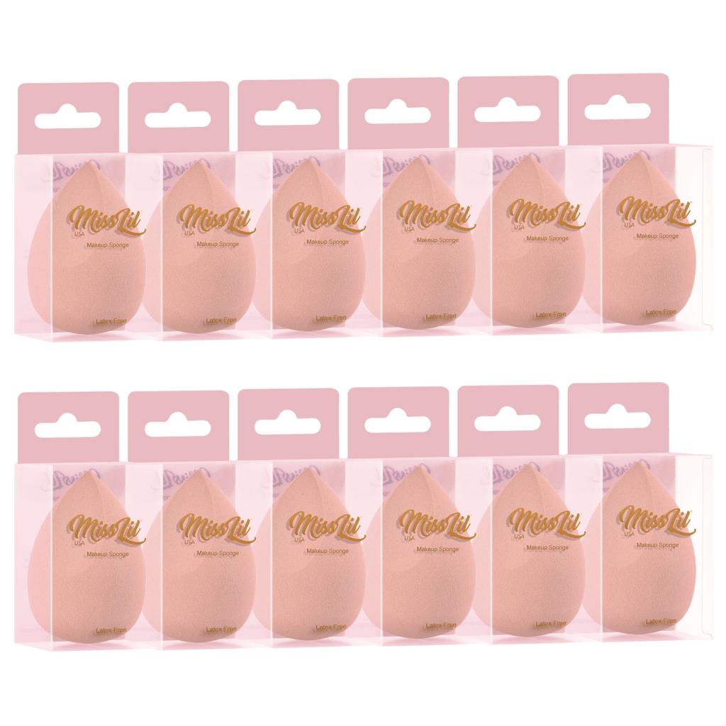 MISS LIL - ÉPONGES DE MAQUILLAGE - 12 PCS