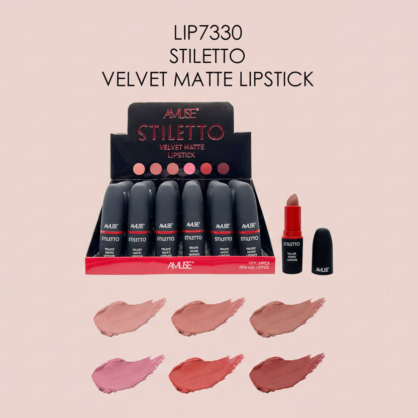 AMUSE - LÁPIZ LABIAL MATE TERCIOPELO STILETTO
