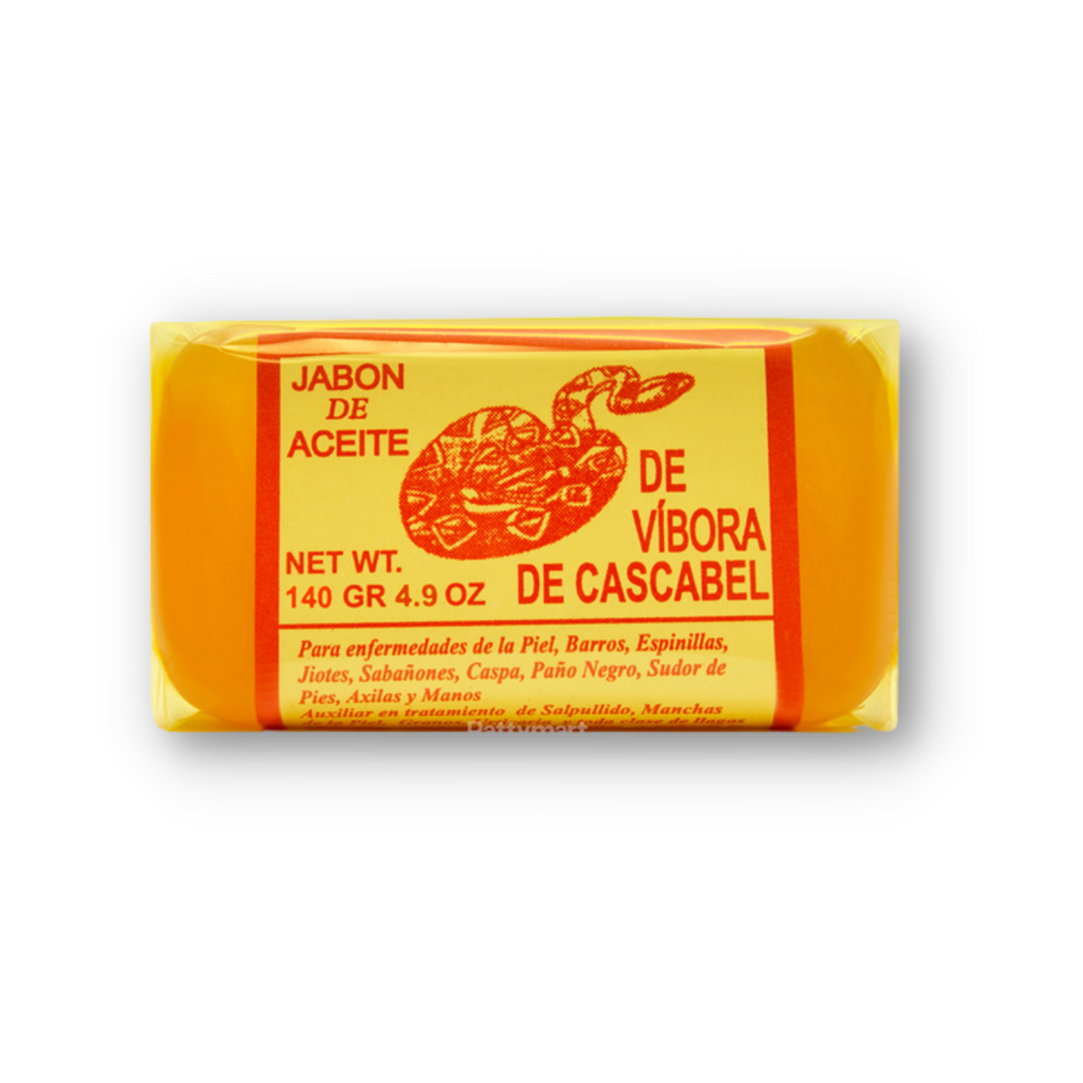 JABON EN BARRA DE ACEITE DE VIBORA DE CASCABEL - 6 PCS