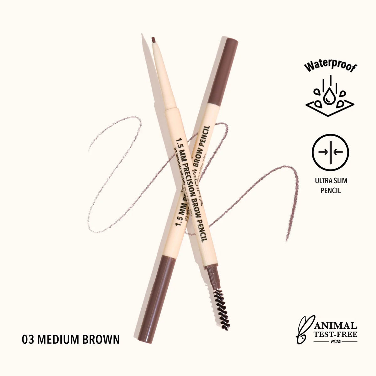 MOIRA- 1.5 MM PRECISION BROW PENCIL