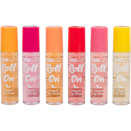BEAUTY TREATS - PRÉSENTOIR DE BRILLANT À LÈVRES VEGAN ROLL-ON - 36 PCS