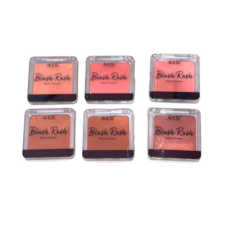AMUSE - BLUSH RUSH MATTE POWDER - DISPLAY (24PCS)
