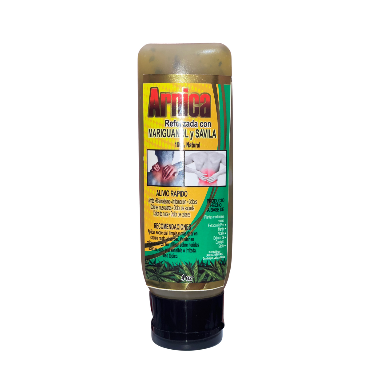 POMADA ARNICA FEFORZADA CON MARIGUANOL Y SAVILA- NOT AVAILABLE FOR MEXICO (1PC)