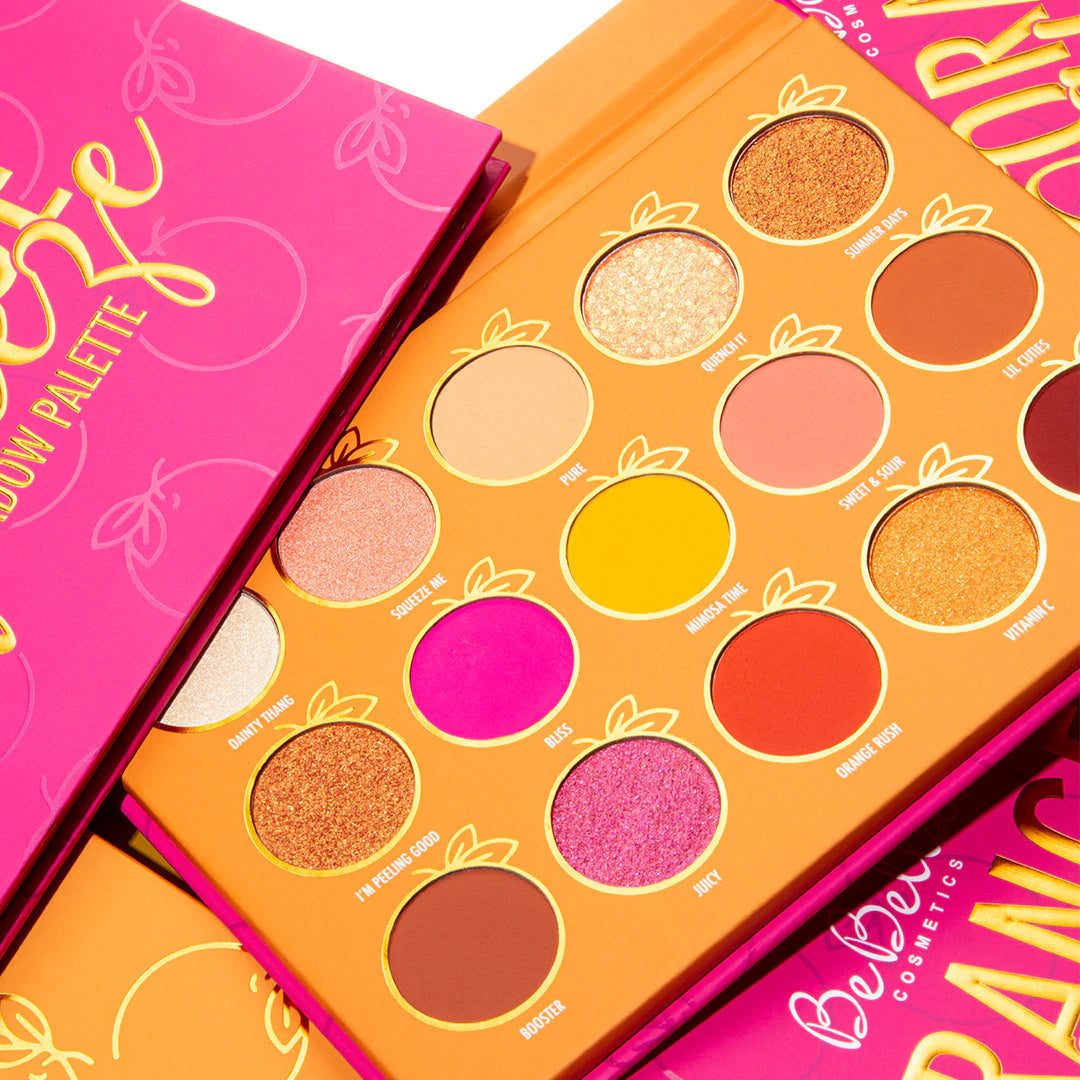 BEBELLA COSMETICS - ORANGE SQUEEZE 15 COLOR SHADOW PALETTE (1PC)