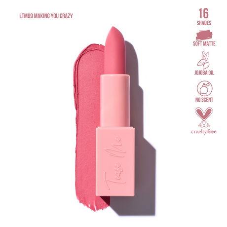 BEAUTY CREATIONS - TEASE ME LIPSTICK - (6PCS)